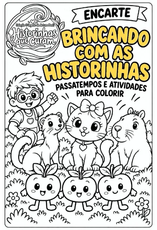 Capa do encarte Brincando com as Historinhas